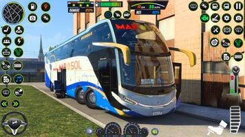 Euro Bus Driving Simulator 3D captura de pantalla 2