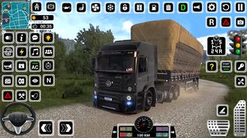 Euro truck simulator driver 3d Affiche