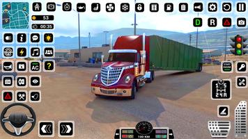 US Truck Driving Cargo Game 3D capture d'écran 1