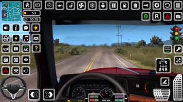 US Truck Driving Cargo Game 3D capture d'écran 2