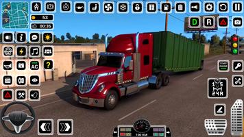 US Truck Driving Cargo Game 3D اسکرین شاٹ 3