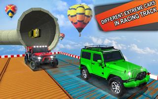 Spooky Stunt Jeep Driving Game capture d'écran 3