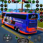 Euro Coach Bus Driving 3D Game ícone