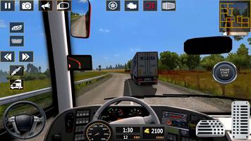 Euro Coach Bus Driving 3D Game imagem de tela 1