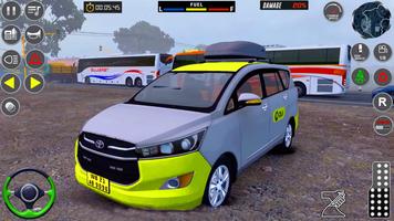 City Taxi Driver 3D เกมแท็กซี่ ภาพหน้าจอ 1