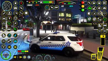 Police Car Driving Cop Chase постер