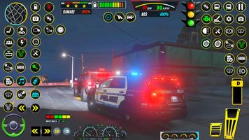 Police Car Driving Cop Chase اسکرین شاٹ 1
