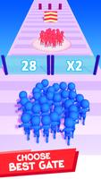 Count Crowd Runner Stickman 3D poster