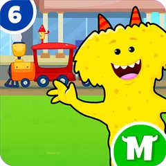 Descargar APK de My Monster Town - Toy Train Games for Kids