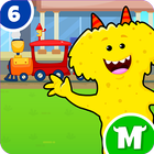 My Monster Town - Toy Train Games for Kids icône