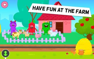 My Monster Town - Çocuklar için Oyuncak Tren Oyunu Ekran Görüntüsü 3