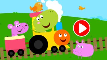 My Dino Town: Dinosaur Train Game for Kids پوسٹر