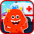 🏥 My Monster Town - Free Doctor Games For Kids 🏥 icône