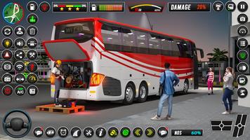 simulateur de bus moderne Affiche
