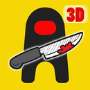 3D Black Imposter - Crewmates Killer between Us APK