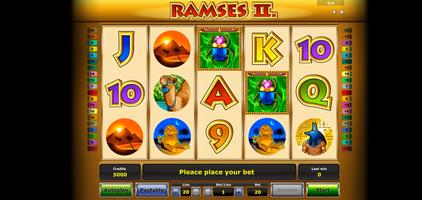 Ramses Casino Slot captura de pantalla 1