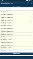 BITSAT Exam Previous Papers تصوير الشاشة 1