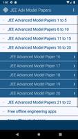 JEE Advanced Model Papers स्क्रीनशॉट 1
