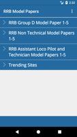 RRB Group D, ALP and NTPC Model Papers Free Affiche