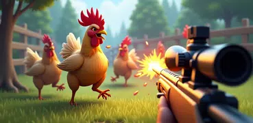 Chicken Gun Attack Shooter