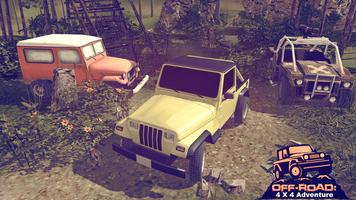 Offroad Jeep Driving الملصق