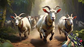Crazy Goat Sniper Hunter تصوير الشاشة 1