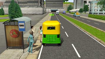 Tuk Tuk Rickshaw City Driving ảnh chụp màn hình 1
