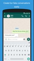 IFakeIt - fake text messages & chat conversations 스크린샷 1