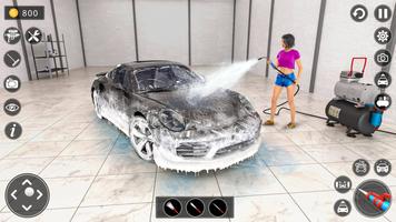 Jeu Simulateur Lavage Voiture Affiche