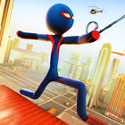 Flying Rope Hero Stickman 3D icon