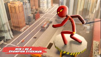 Cuộc phiêu lưu của Grand Stickman Rope Hero ảnh chụp màn hình 3