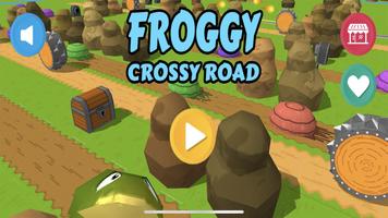 Frog Crossy Road Affiche