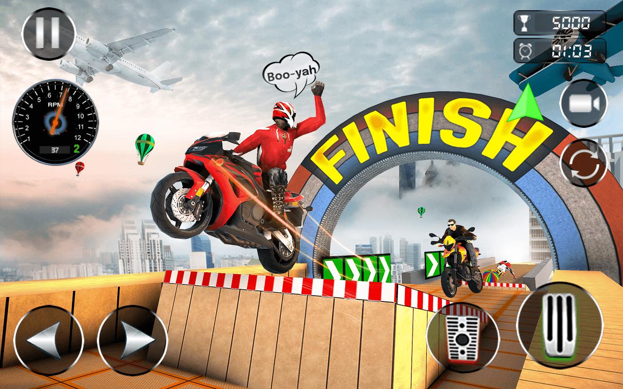Мега Рамп Велосипед Перейти Невозможный Трюк Игры Для Андроид.