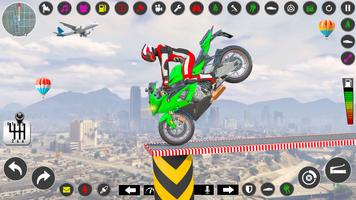 Mega Ramp Bike Stunt Games 3D imagem de tela 2