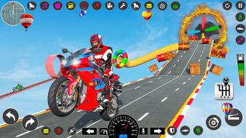 Mega Ramp Bike Stunt Games 3D imagem de tela 3