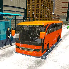 Snow Bus Driving Games 2020: New Bus Simulator 3D