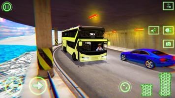 Snow Bus Driving Games 2020: New Bus Simulator 3D syot layar 3