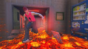 Baldies basics lava runner sim تصوير الشاشة 2