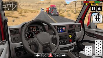 Semi Truck Driver Cartaz