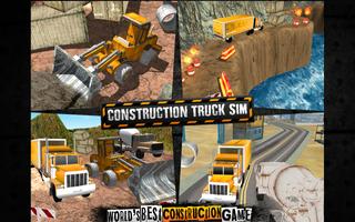 Construction Truck Sim Affiche