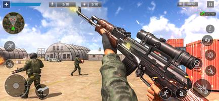 Tireur d'élite commando l'armée: jeu de tir FPS 3D Affiche