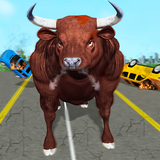 Angry Wild Bull Attack Game 3d иконка