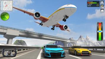 Flying Airplane Pilot Games Cartaz