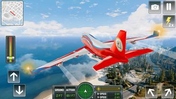 Flying Airplane Pilot Games imagem de tela 1