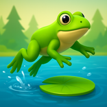 Frosch springende Manie