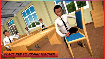 Angry Evil Teacher Creepy Game Plakat