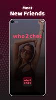 Who 2 chat: Cam Live Video app الملصق