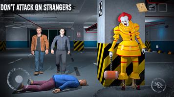 Pennywise Killer Clown Horror poster
