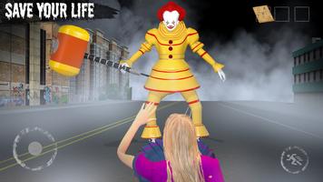 Pennywise Killer Clown Horror capture d'écran 1