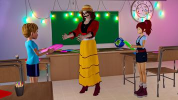 Crazy evil teacher 3d games 截图 1